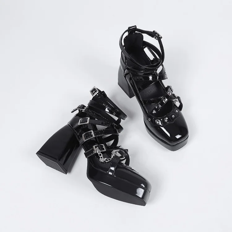 Vampire Aesthetic Goth Shoes - Image 4