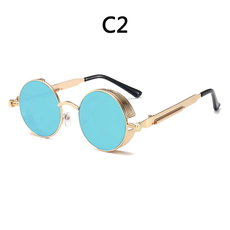 Vampire Aesthetic Round Sunglasses - Image 4