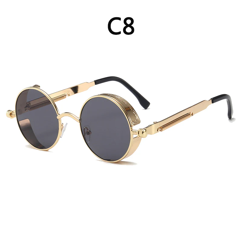 Vampire Aesthetic Round Sunglasses - Image 9