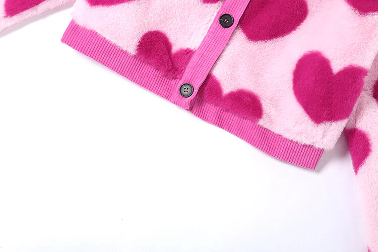 Y2K Pink Hearts Soft Jacket - Image 6