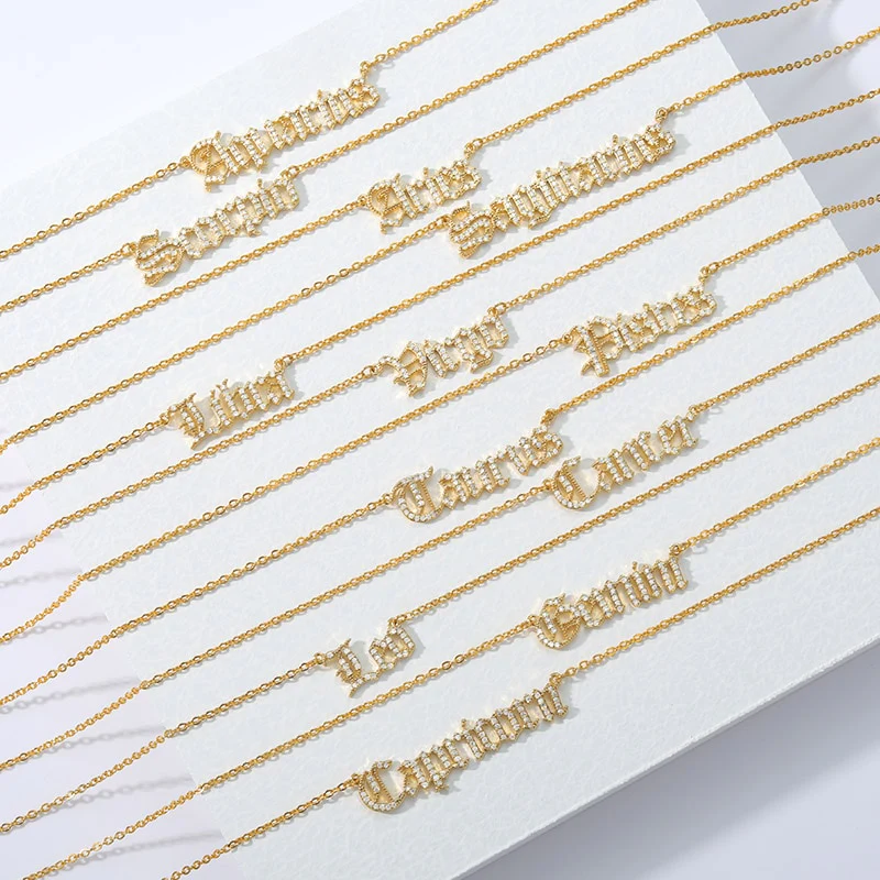 Y2K Gothic Zodiac Necklace - Image 14